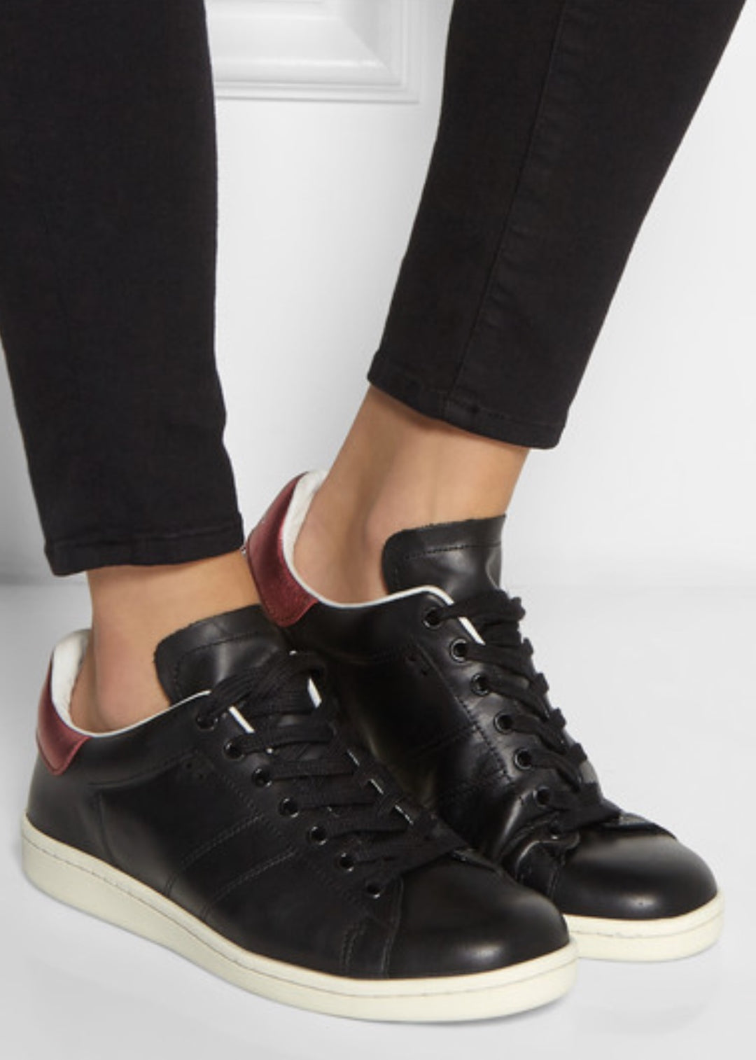 ISABEL MARANT BART LOW TOP LEATHER SNEAKERS Caroline s Fashion Luxuries