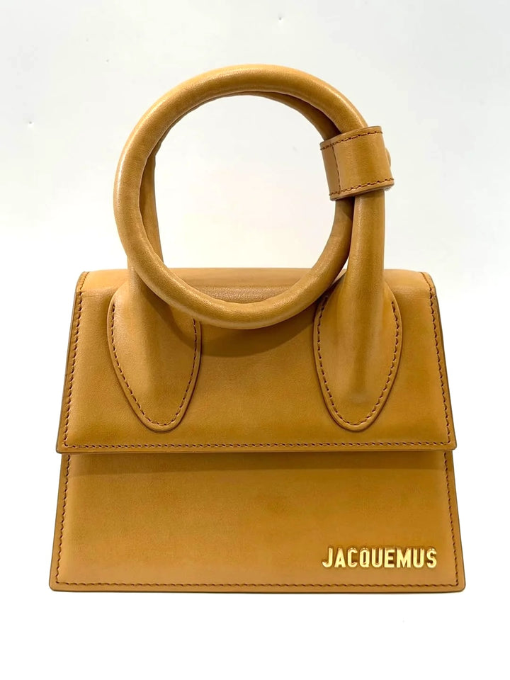 JACQUEMUS LE CHIQUITO NOEUD TOP HANDLE BAG