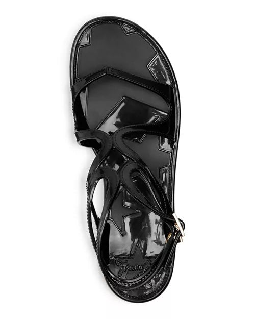 JIMMY CHOO LANCE GLADIATOR JELLY SANDALS