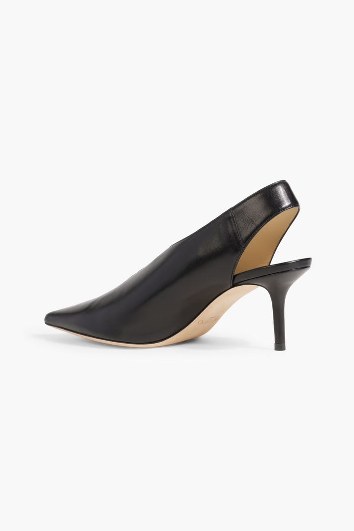 JIMMY CHOO SAISE 65 LEATHER SLINGBACK PUMPS