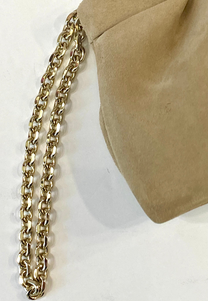JIMMY CHOO SUEDE CLUTCH BAG
