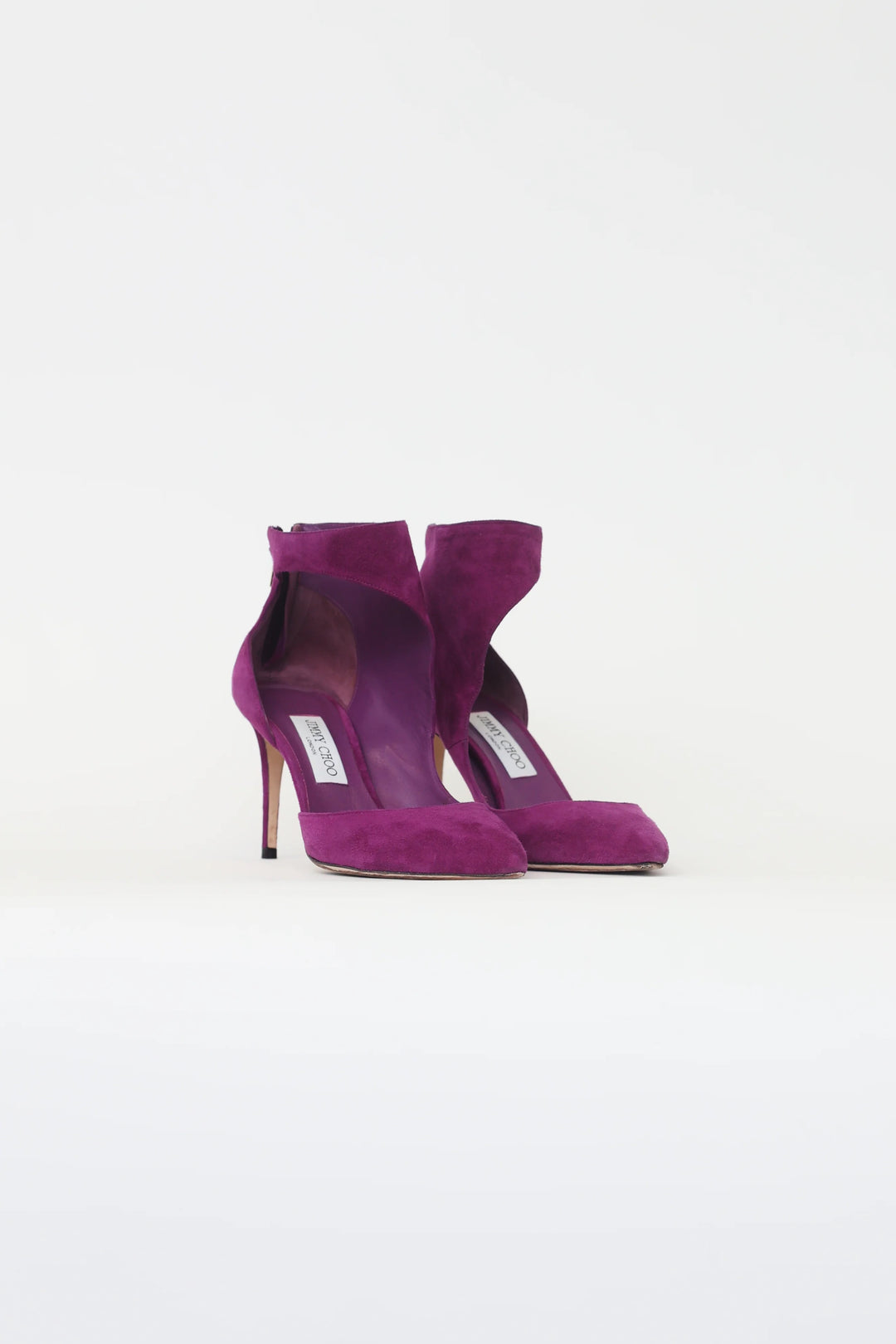 JIMMY CHOO TARIS 85 MADELINE SUEDE BOOTIES