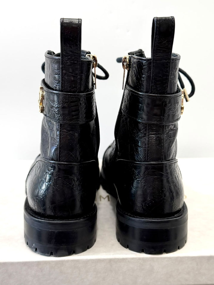 JIMMY CHOO CAYO COMBAT BOOTS