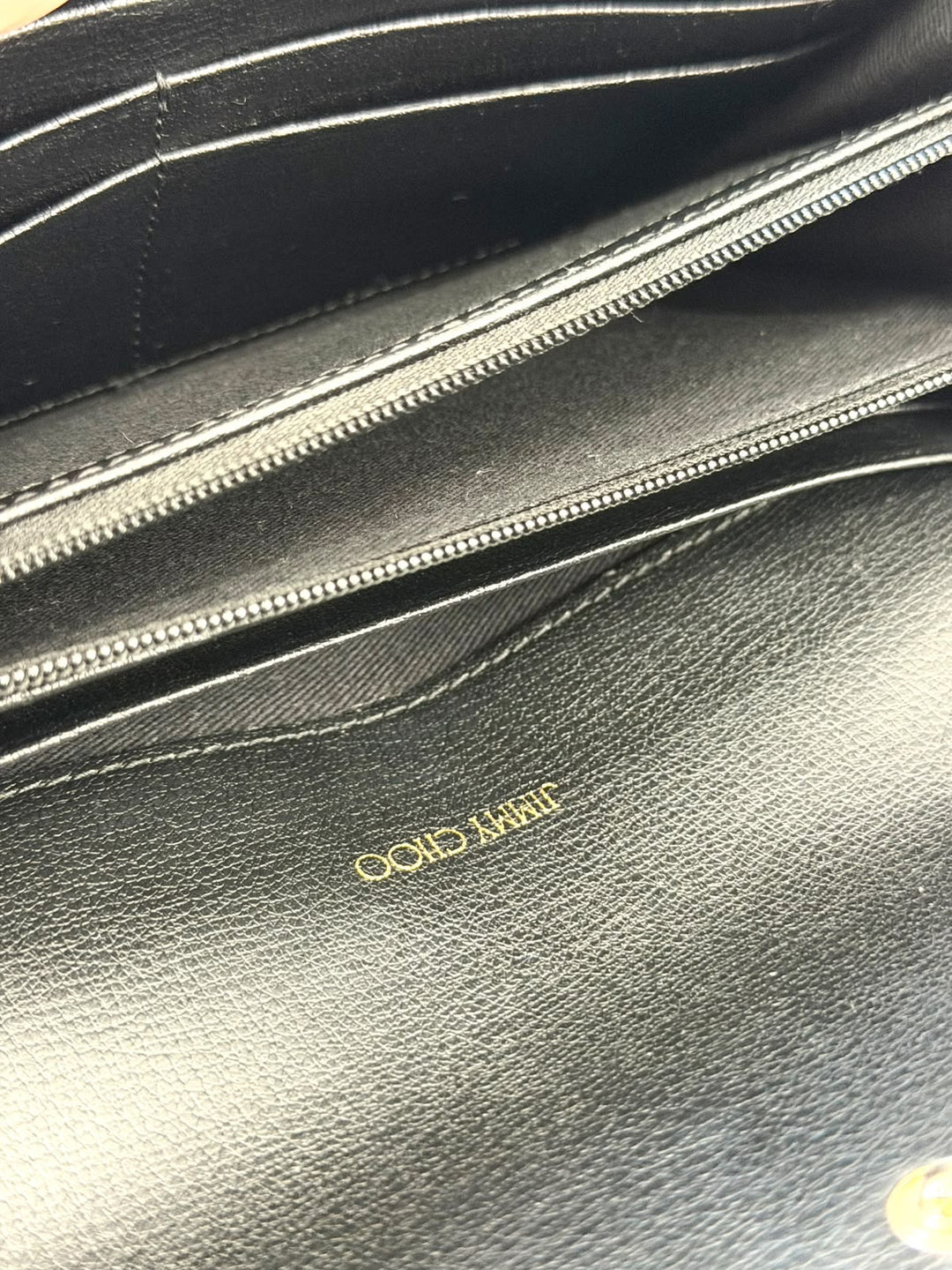 JIMMY CHOO GRAINY CALFSKIN MARTINA CONTINENTAL WALLET