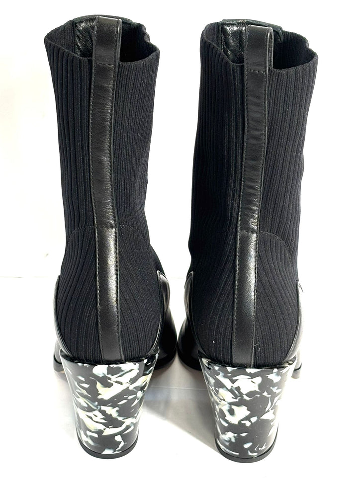 JIMMY CHOO LEATHER WESTERN BOOTS