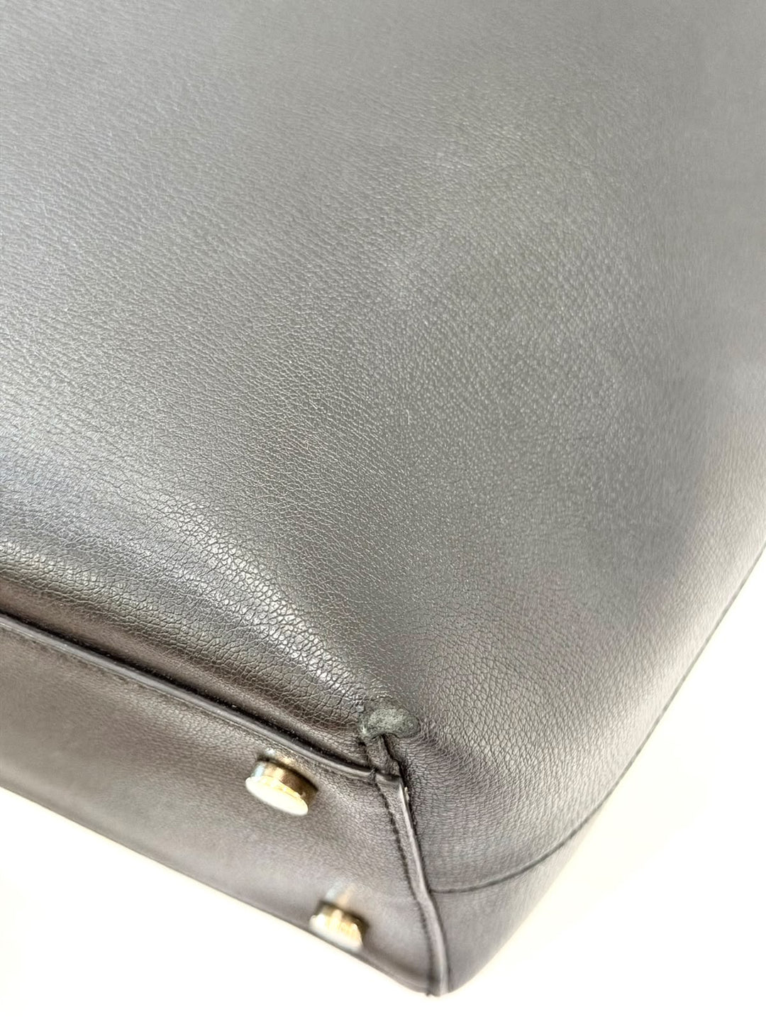 JIMMY CHOO SIGNATURE LEATHER TOTE BAG