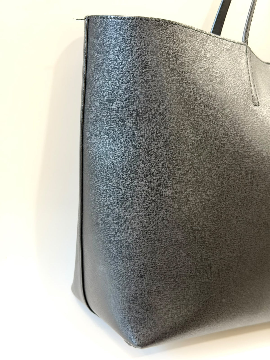 JIMMY CHOO SIGNATURE LEATHER TOTE BAG