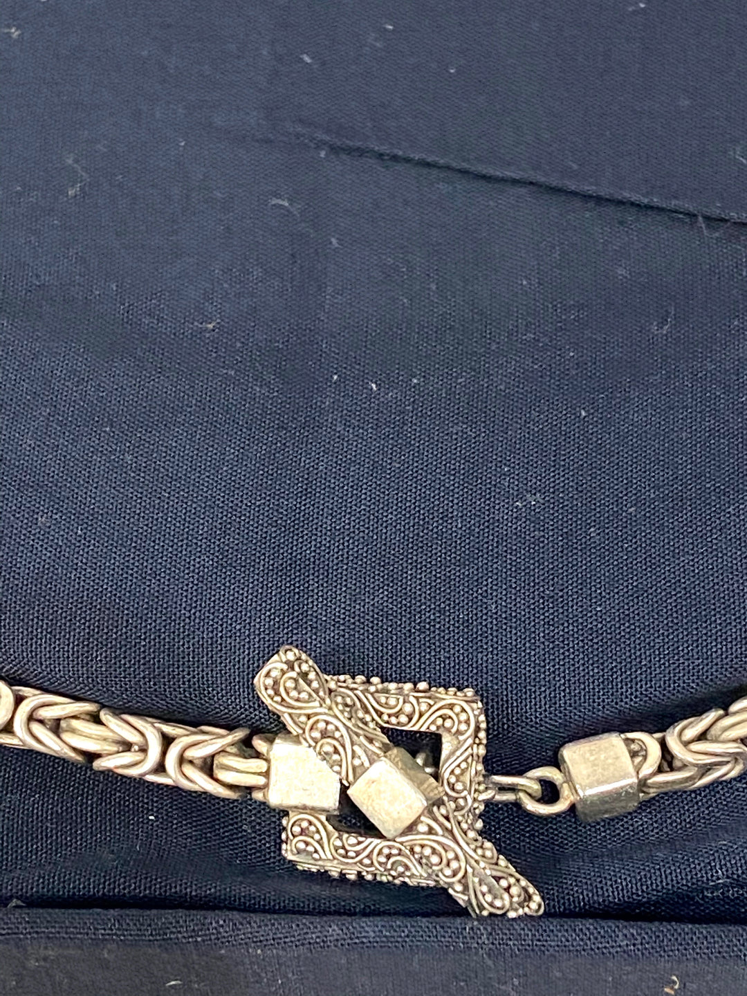 JOHN HARDY STERLING SILVER TOGGLE NECKLACE