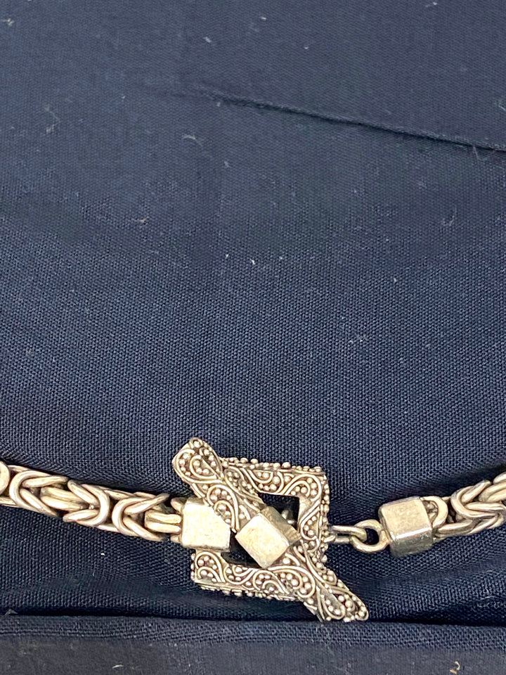 JOHN HARDY STERLING SILVER TOGGLE NECKLACE