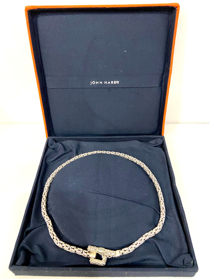 JOHN HARDY STERLING SILVER TOGGLE NECKLACE
