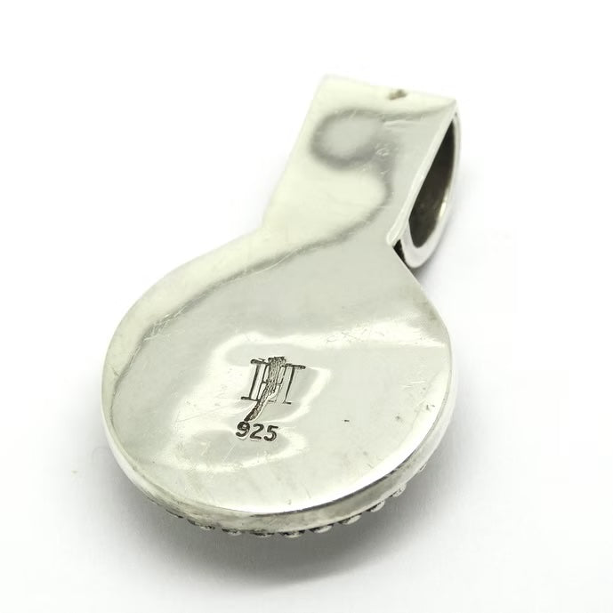 JOHN HARDY STERLING SILVER ROUND DISC CIRCLE DOT CHARM