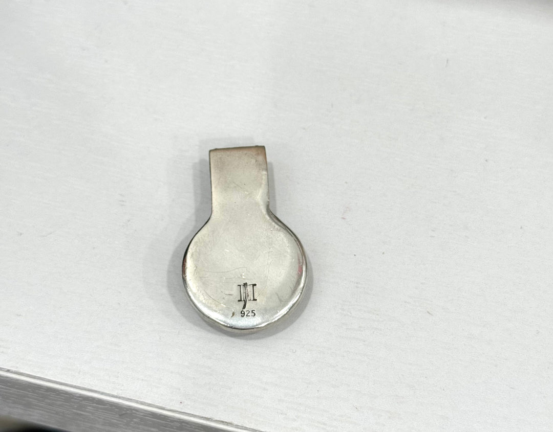 JOHN HARDY STERLING SILVER ROUND DISC CIRCLE DOT CHARM