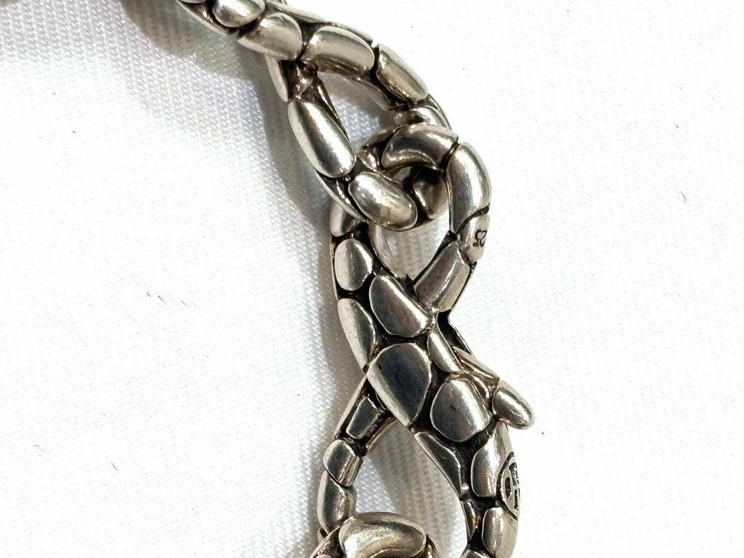 JOHN HARDY KALI TWIST LINK STERLING SILVER CHAIN BRACELET