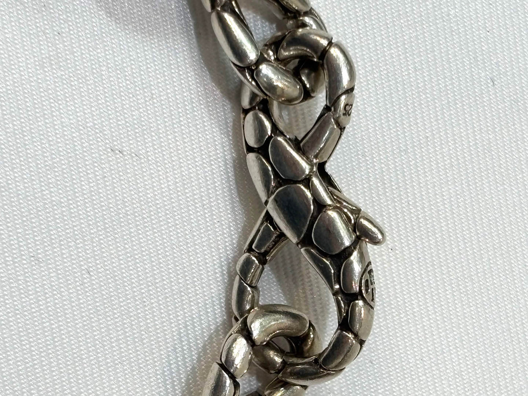 JOHN HARDY KALI TWIST LINK STERLING SILVER CHAIN BRACELET