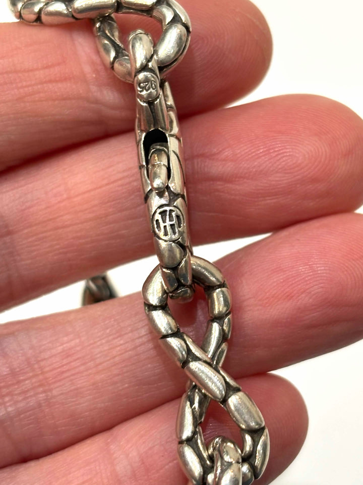 JOHN HARDY KALI TWIST LINK STERLING SILVER CHAIN BRACELET