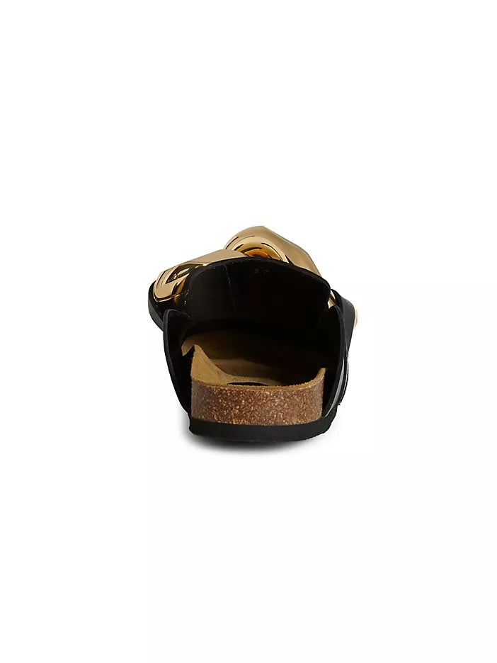 JW ANDERSON CHUNKY NAPPA LEATHER CHAIN MULES