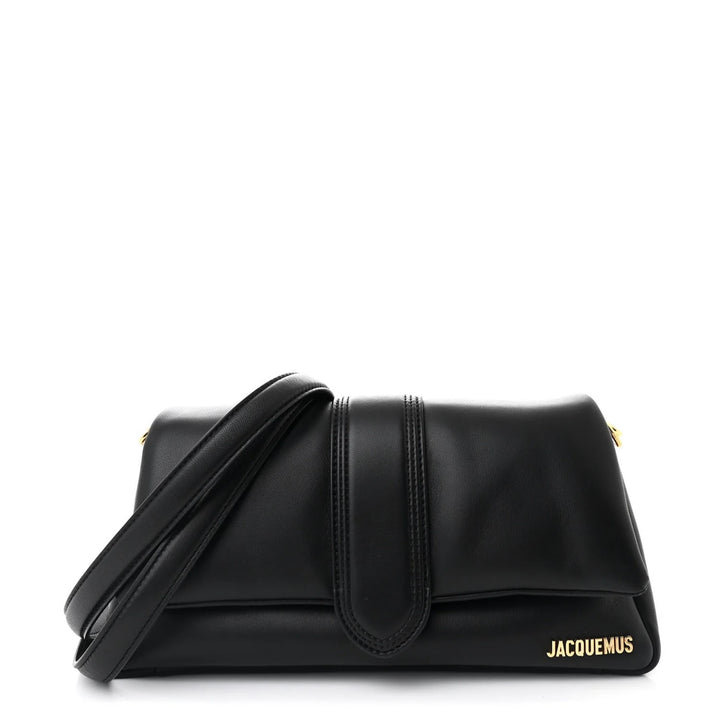 JACQUEMUS LE BAMBIMOU PADDED LAMBSKIN LEATHER SHOULDER BAG