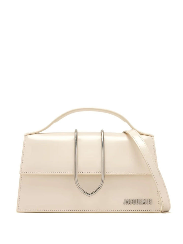 JACQUEMUS LE GRAND BAMBINO LEATHER SHOULDER BAG