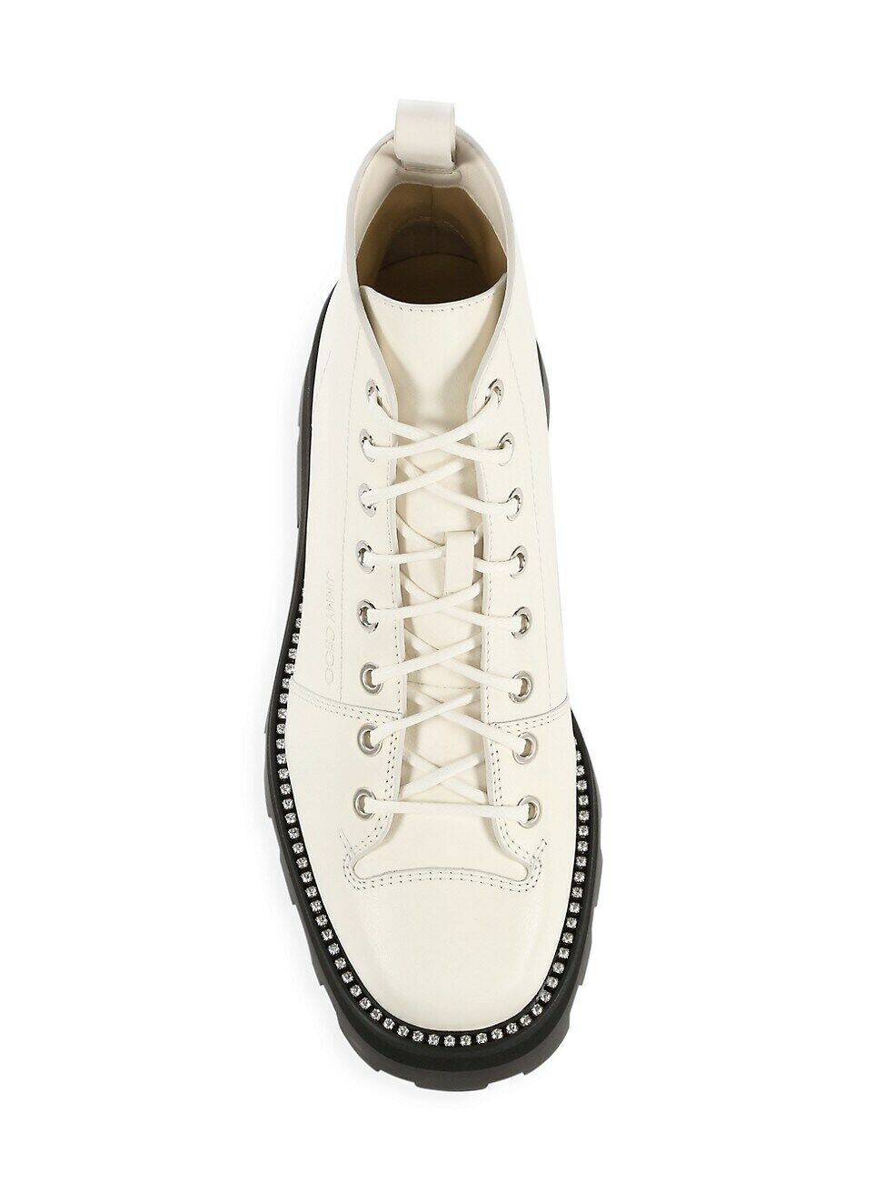 JIMMY CHOO COLBY LEATHER PLATFORM ANKLE BOOTS