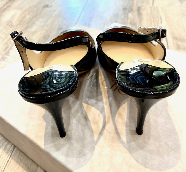 JIMMY CHOO POINTED TOE SLINGBACK PUMPS