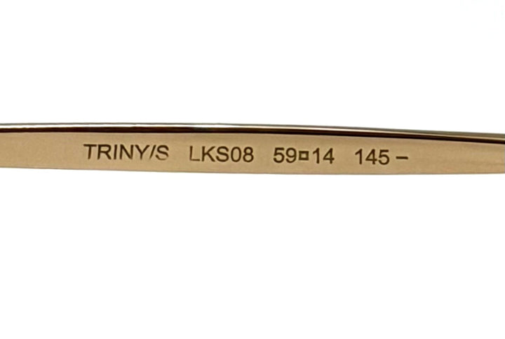 JIMMY CHOO TRINY/S LKS08 AVIATOR GLITTER SUNGLASSES