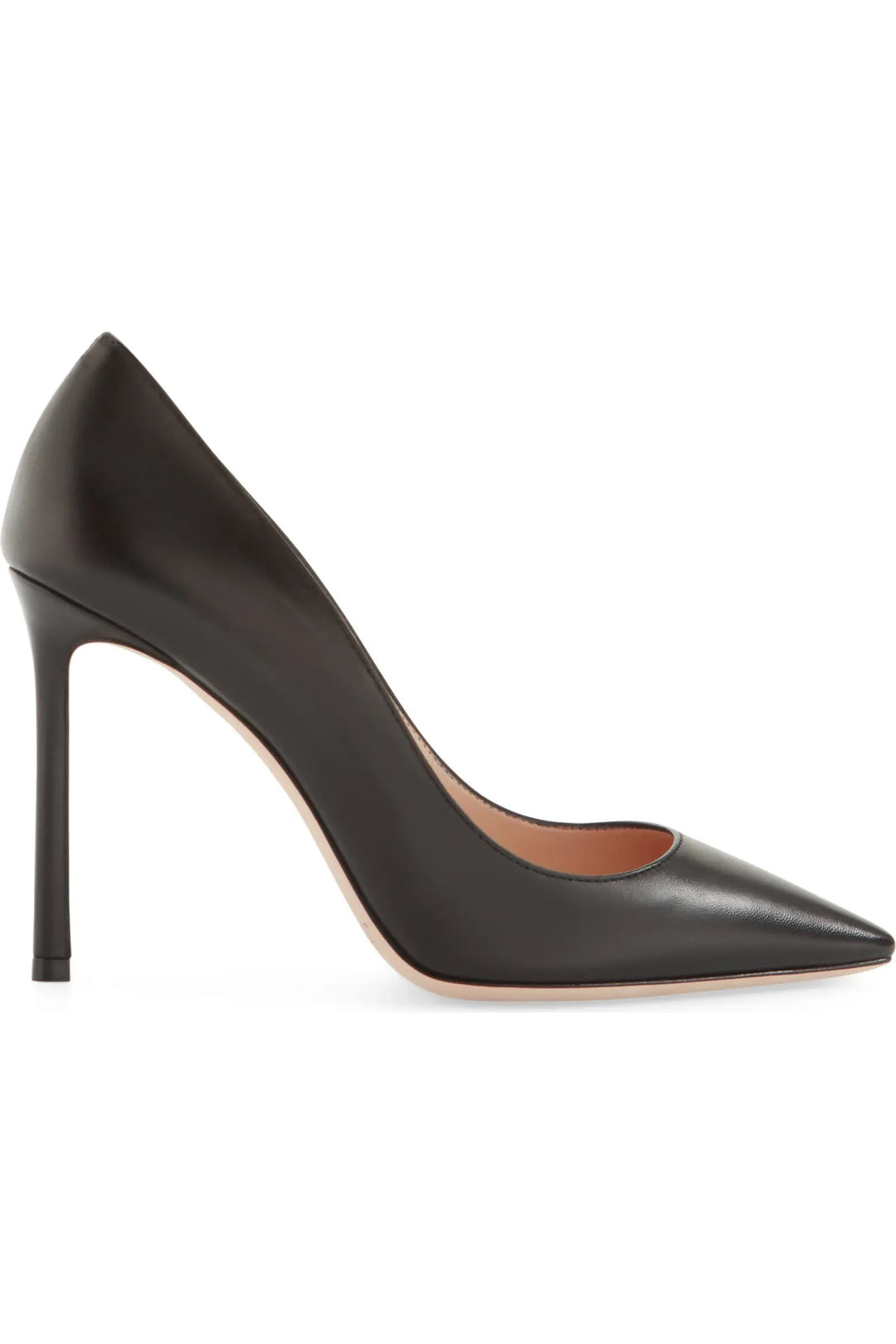 JIMMY CHOO ROMY 100 KID LEATHER PUMPS