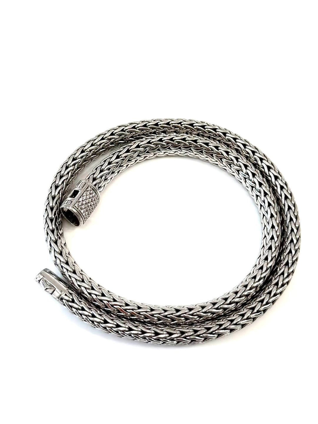 JOHN HARDY STERLING SILVER 8MM WHEAT CLASSIC WHEAT NECKLACE