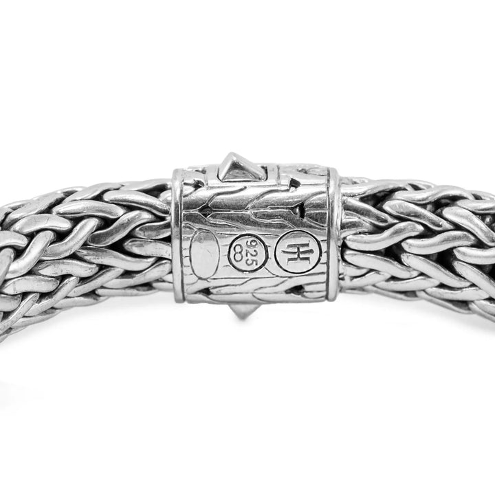 JOHN HARDY ICON PAVÉ DIAMOND STERLING SILVER BRACELET