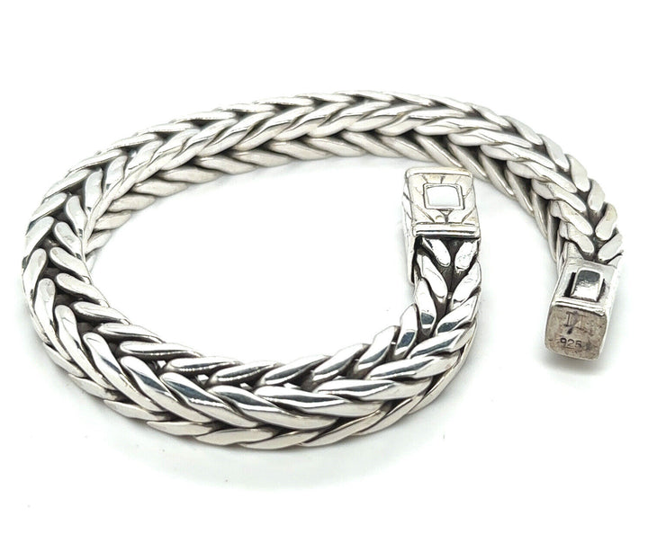 JOHN HARDY STERLING SILVER CLASSIC WHEAT STYLE BRACELET