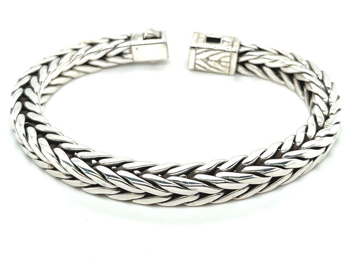 JOHN HARDY STERLING SILVER CLASSIC WHEAT STYLE BRACELET