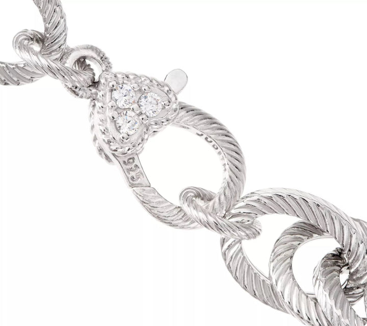 JUDITH RIPKA STERLING SILVER VERONA ROLO BRACELET
