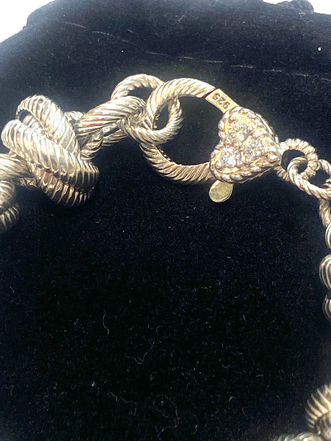 JUDITH RIPKA STERLING SILVER VERONA ROLO BRACELET