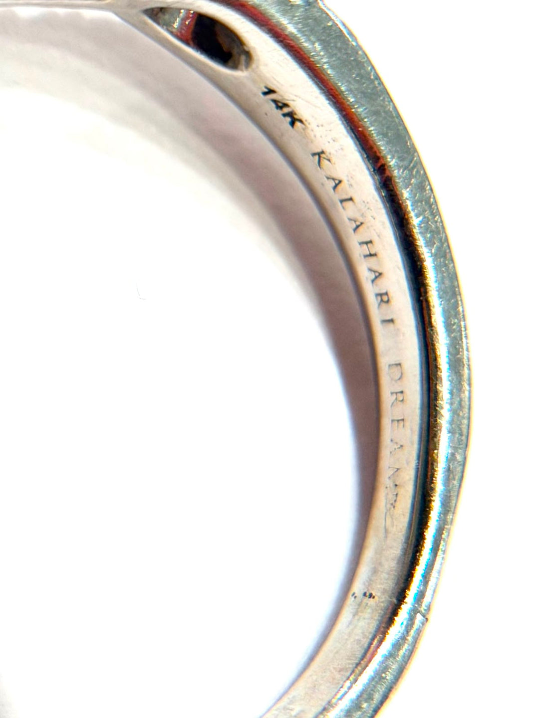 KALAHARI DIAMOND HALO IN 14K WHITE GOLD  ENGAGEMENT RING