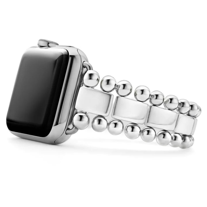 LAGOS SMART CAVIAR STERLING SILVER APPLE WATCH® WATCHBAND