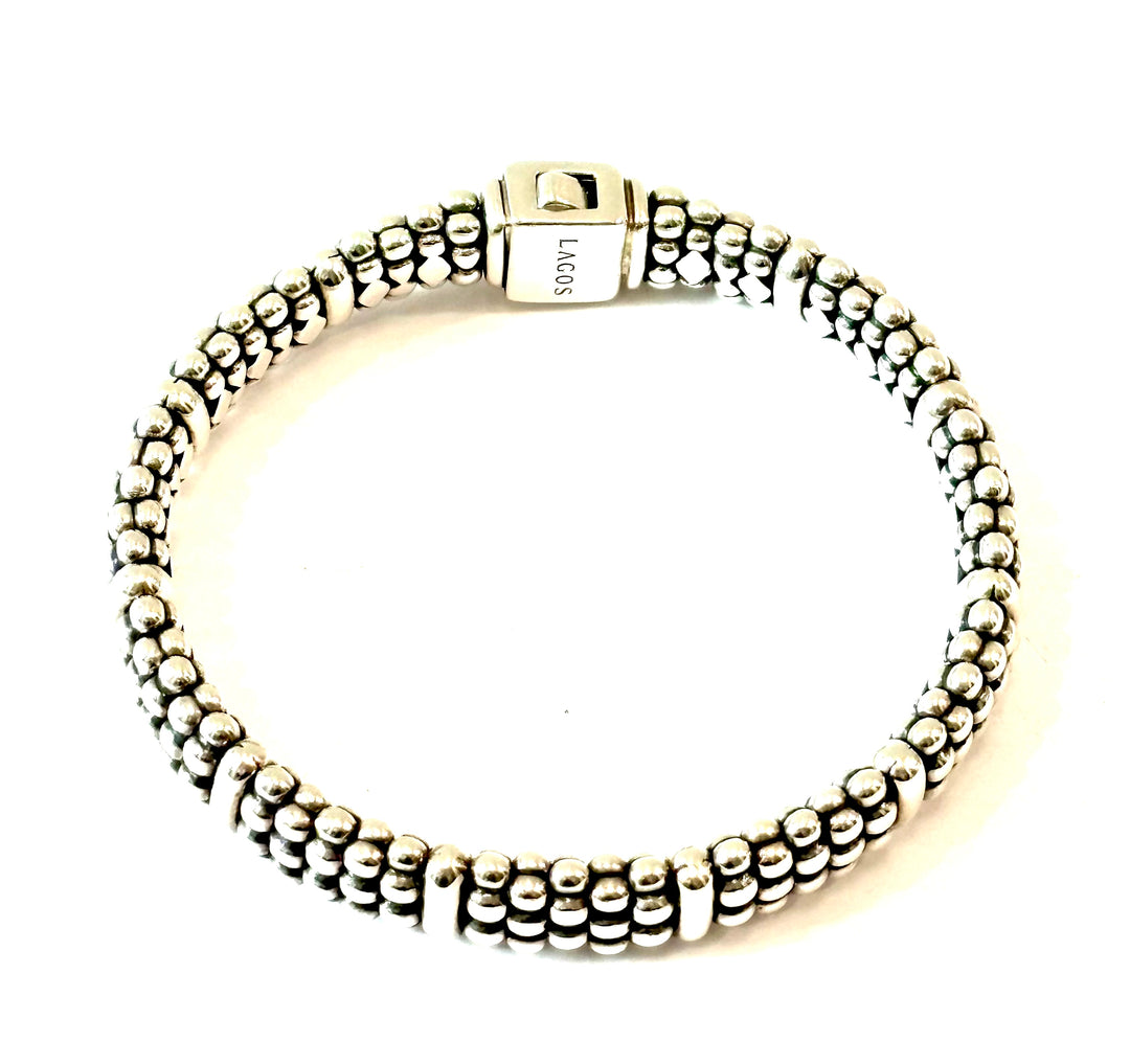 LAGOS STERLING SILVER CAVIAR COLLECTION BRACELET
