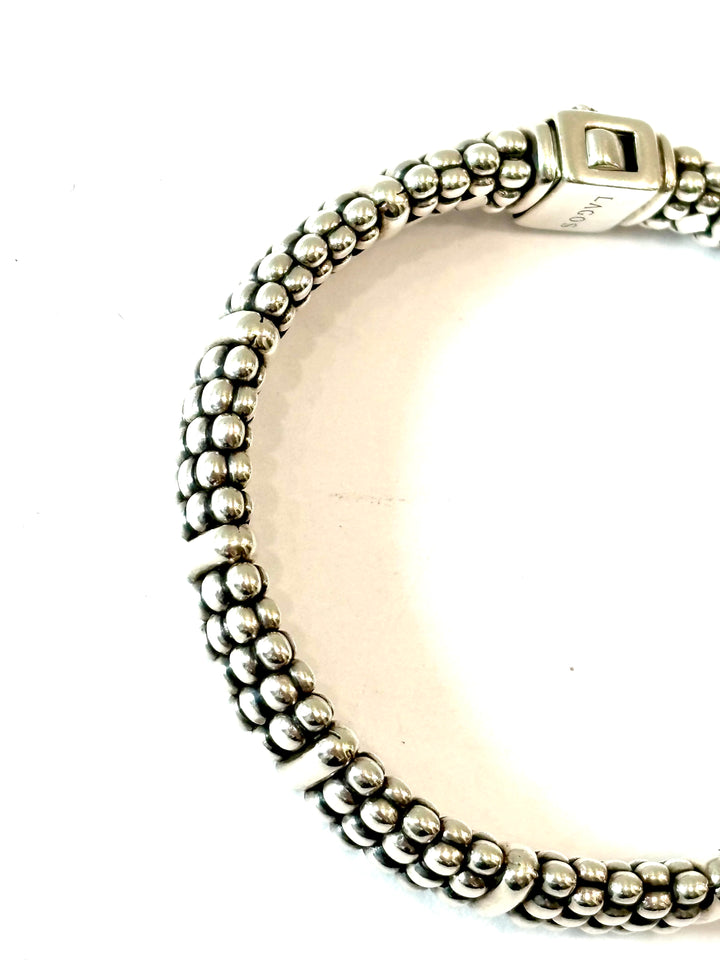 LAGOS STERLING SILVER CAVIAR COLLECTION BRACELET