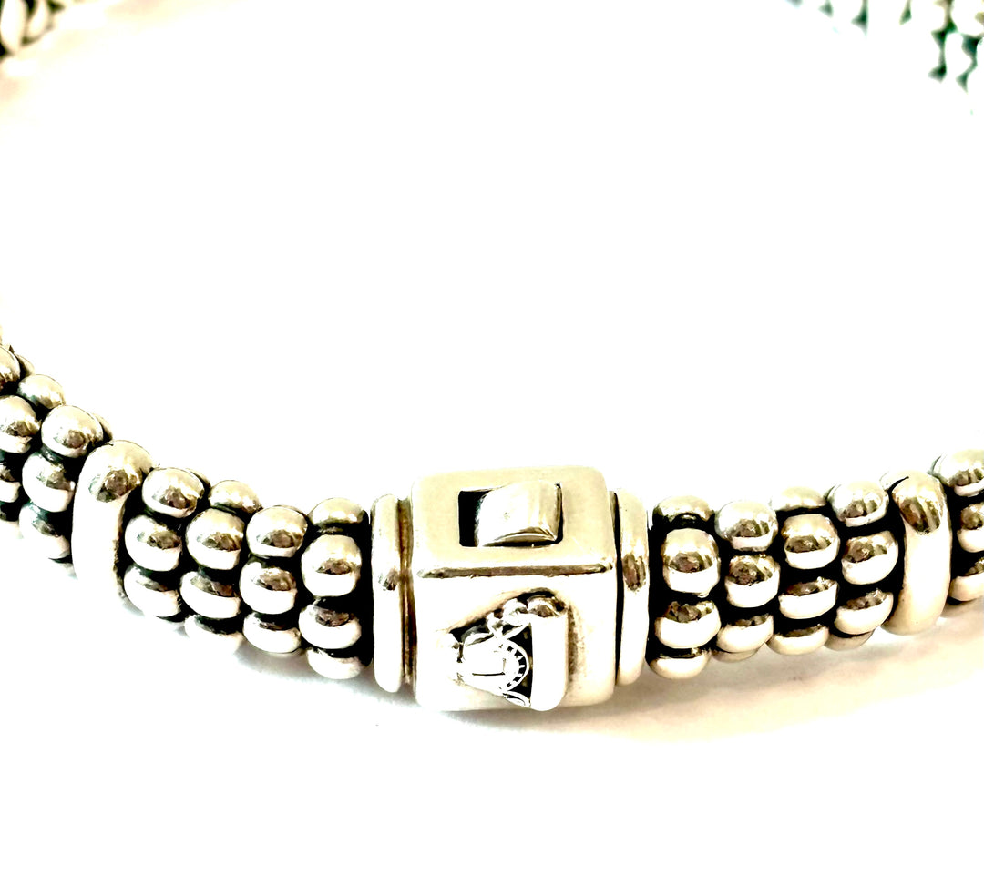 LAGOS STERLING SILVER CAVIAR COLLECTION BRACELET