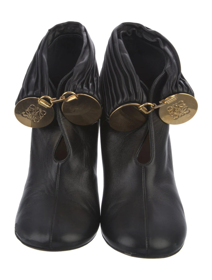 LOEWE BRACELET 90 LAMBSKIN LEATHER ANKLE BOOTS