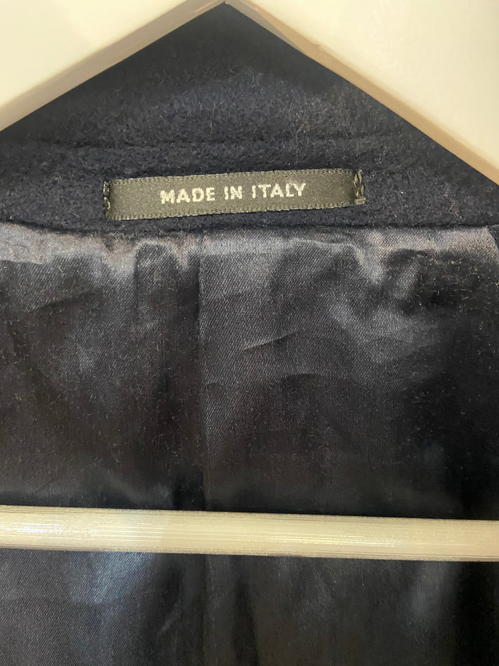 LORO PIANA WOOL CASHMERE BLEND LONG ARDIS COAT