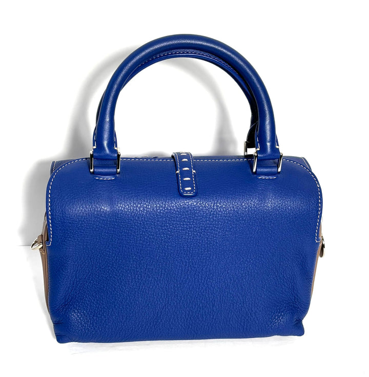 LORO PIANA CALFSKIN LEATHER TOP HANDLE BAG