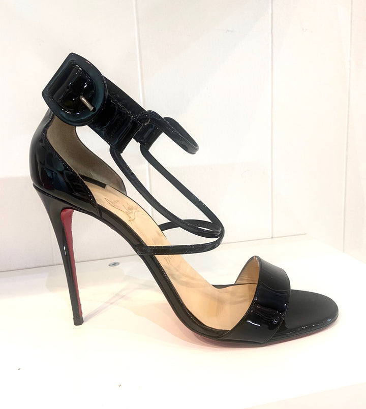 CHRISTIAN LOUBOUTIN CHOCA 100 SANDALS