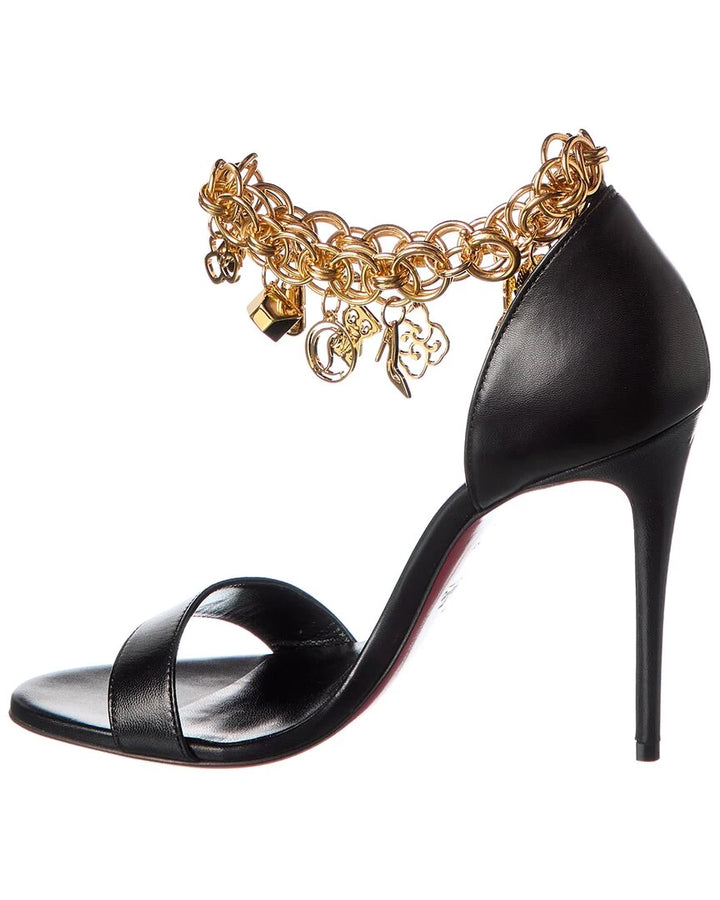 CHRISTIAN LOUBOUTIN GOURMI SANDAL 100