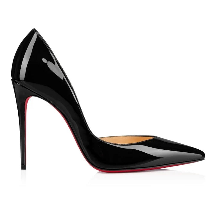 CHRISTIAN LOUBOUTIN IRIZA 100 PATENT CALF LEATHER D&