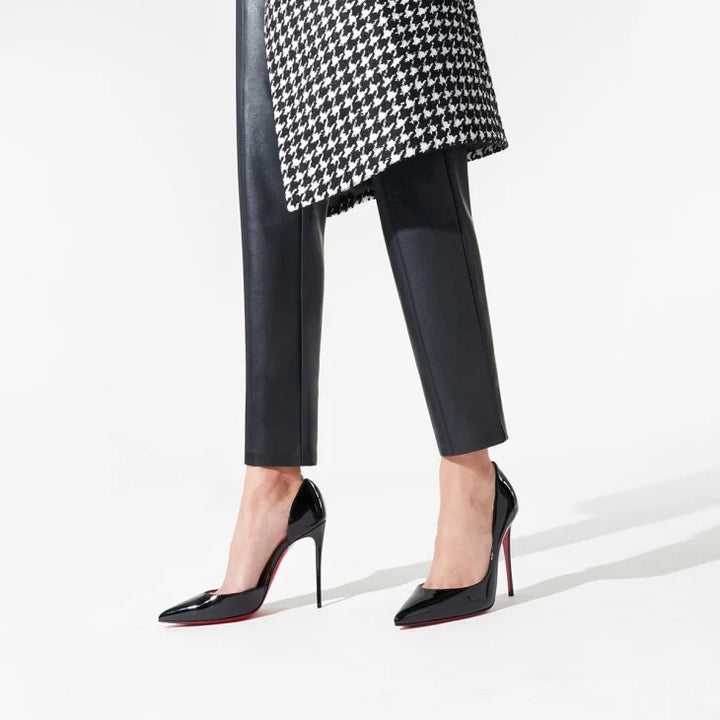 CHRISTIAN LOUBOUTIN IRIZA 100 PATENT CALF LEATHER D&