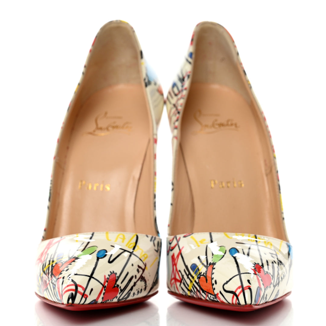 CHRISTIAN LOUBOUTIN LOUBITAG COLLECTION SO KATE 120 PUMPS