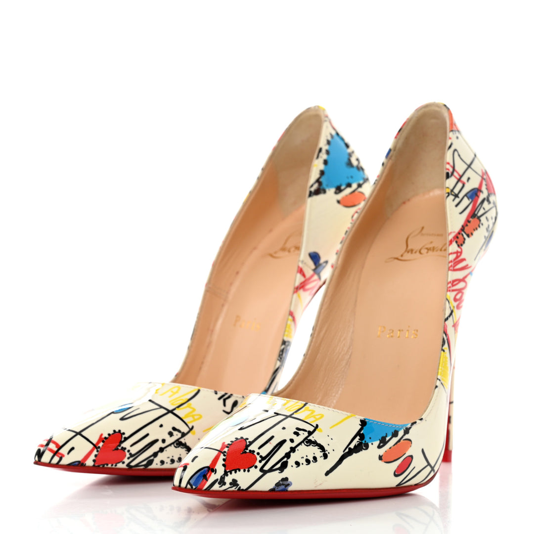 CHRISTIAN LOUBOUTIN LOUBITAG COLLECTION SO KATE 120 PUMPS