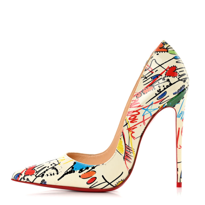 CHRISTIAN LOUBOUTIN LOUBITAG COLLECTION SO KATE 120 PUMPS