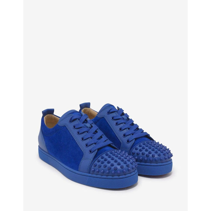 CHRISTIAN LOUBOUTIN LOUIS JUNIOR SPIKES SUEDE SNEAKERS