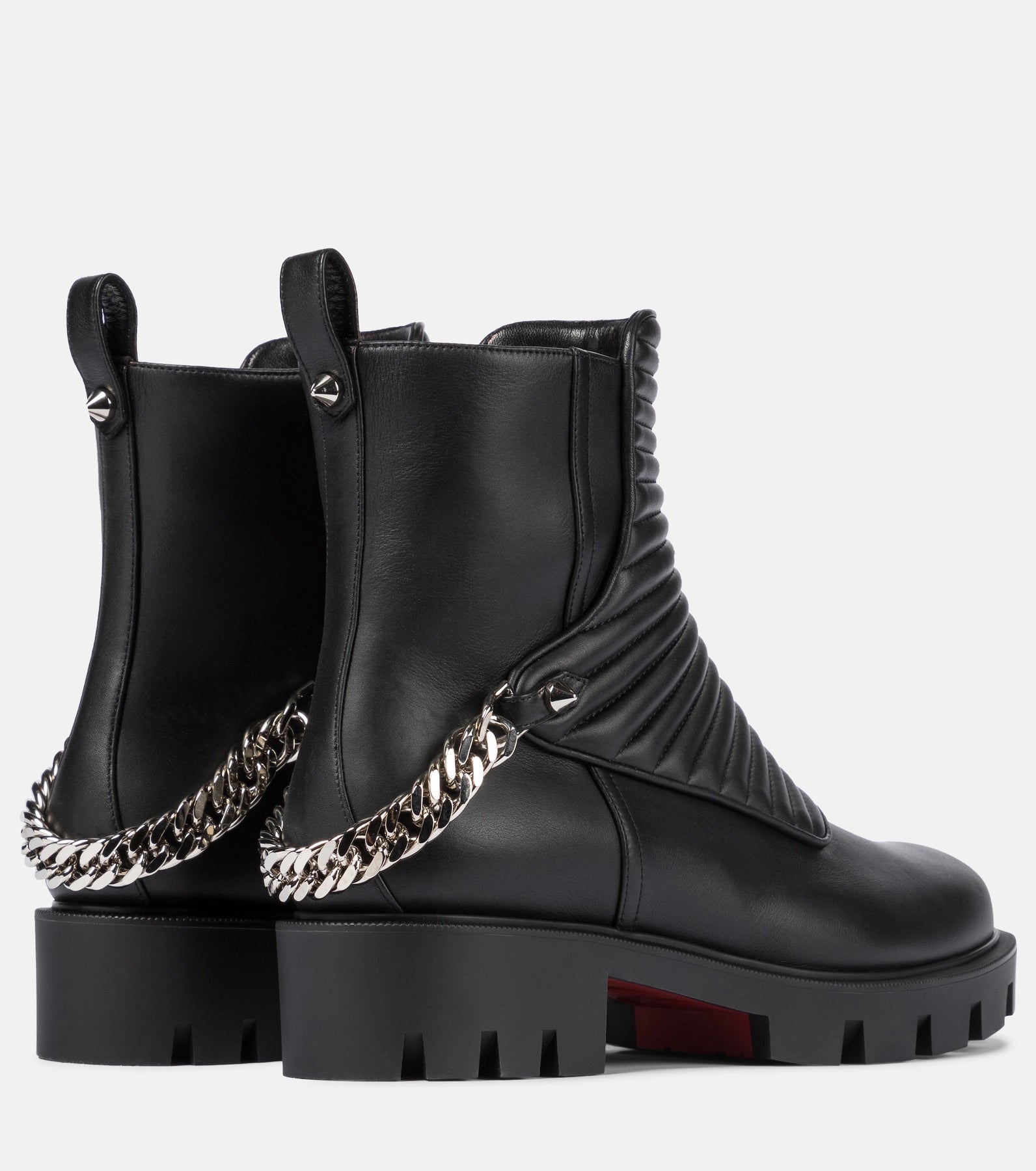 Christian Louboutin Maddie Max Black Ankle Boots New