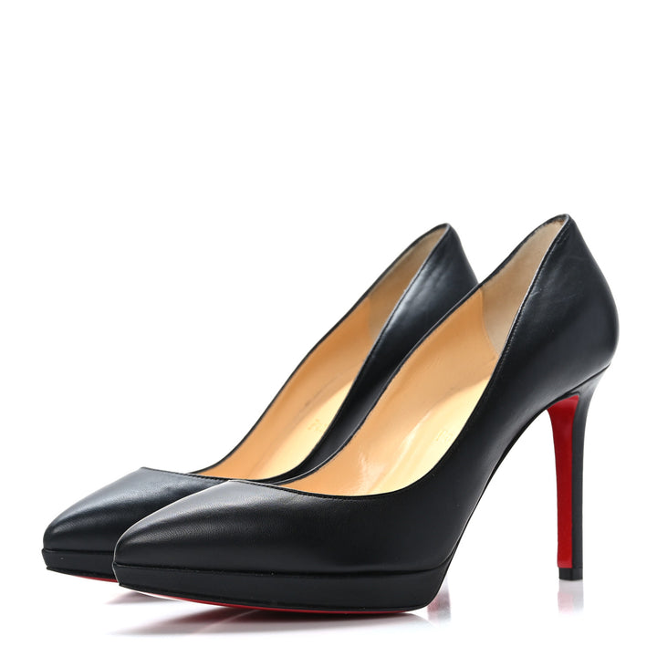 LOUBOUTIN NAPPA LEATHER PIGALLE PLATO PUMPS